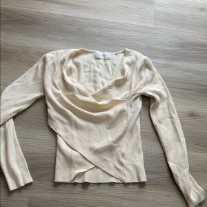 Elegant Cream Women's Top